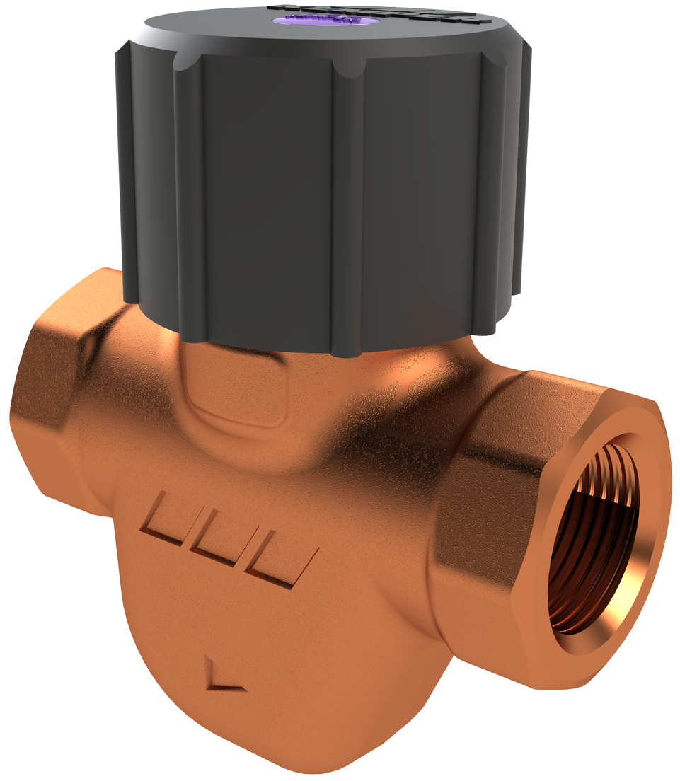 ETA-THERM thermostatic balancing valve, FPT, 56 °C - 58 °C, figure 131 00