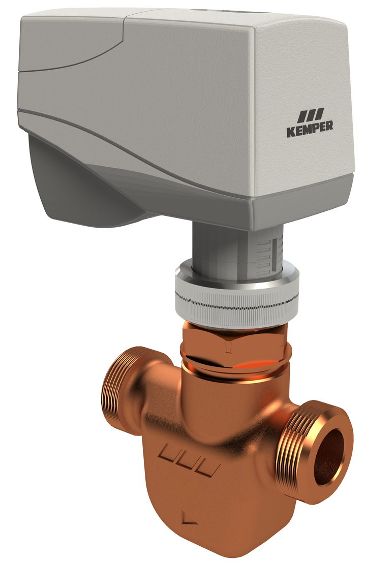 KHS CoolFlow cold water balancing valve, with 230 V actuator, figure 615 0G