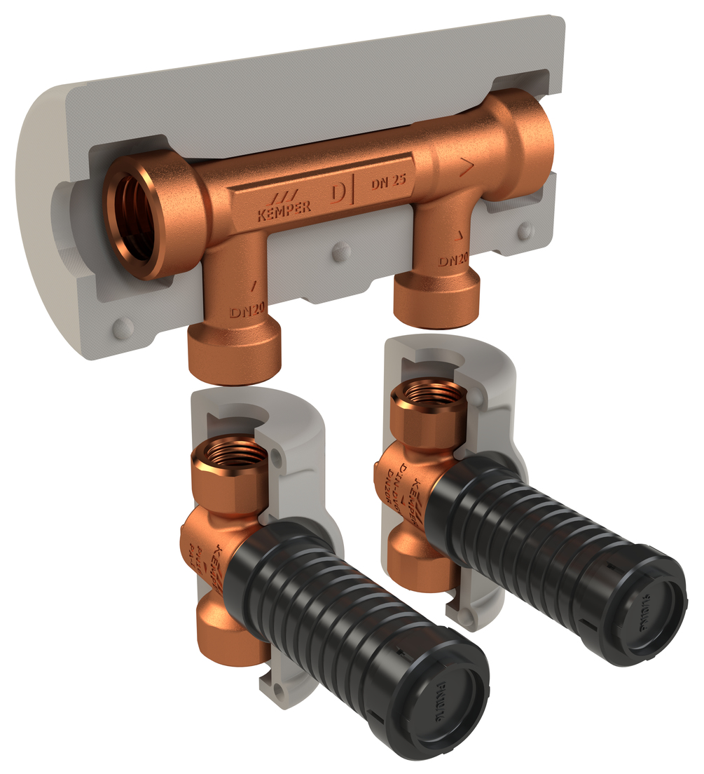 KHS Flow-Splitter unit - dynamic, for flush mounted installation, figure 650 00