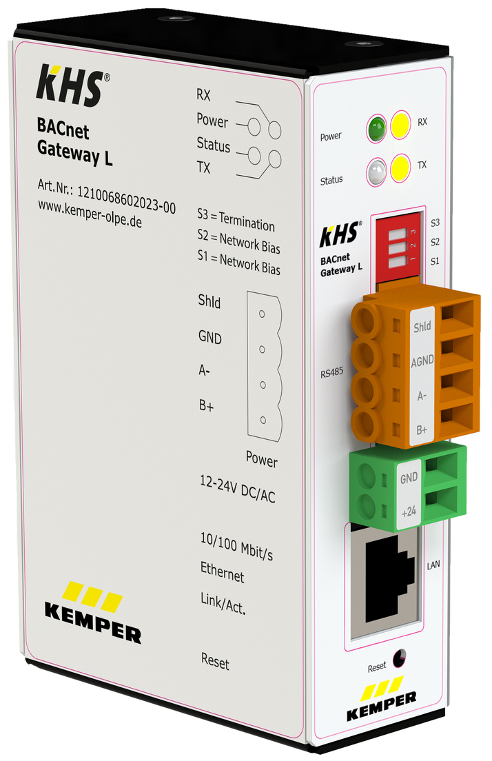 KHS BACnet Gateway L for MASTER 2.0/2.1, figure 686 02 023