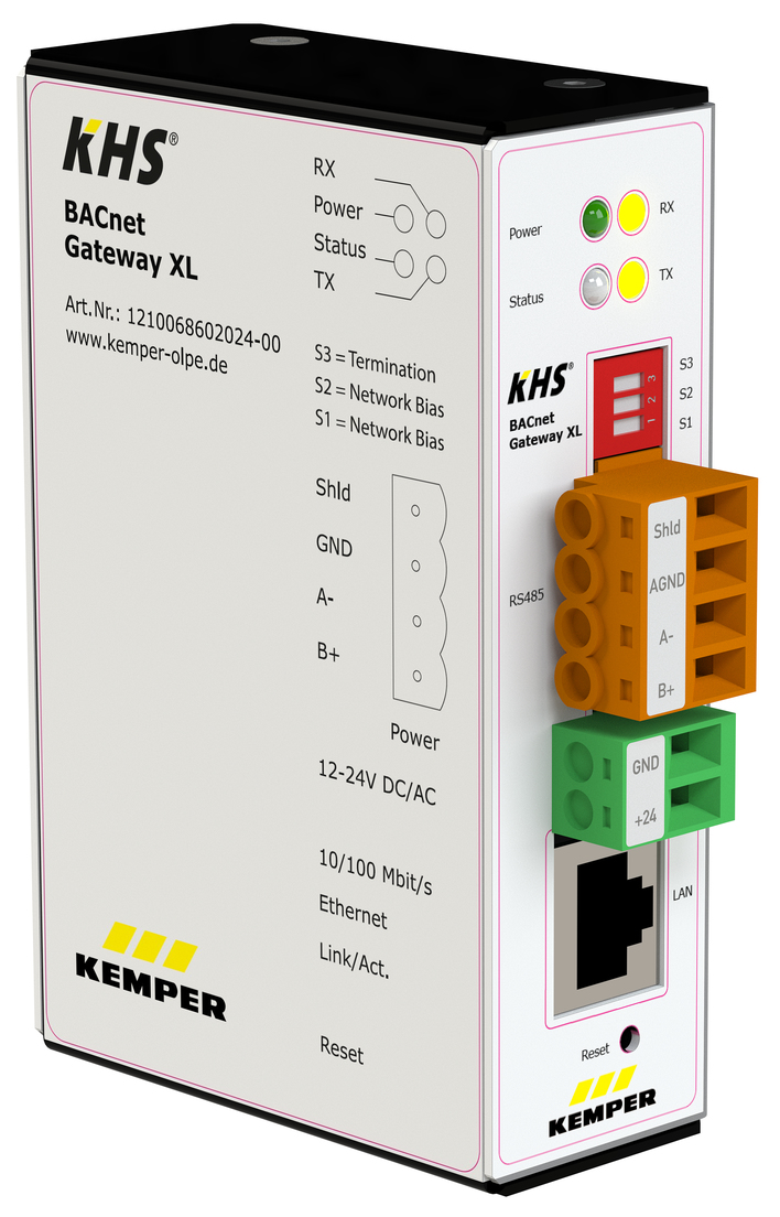 KHS BACnet Gateway XL til MASTER 2.0/2.1, Figur 686 02 024