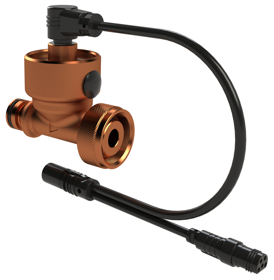 CONTROL-PLUS flow measurement valve for KHS HS2<sup>®</sup> hygiene flushing box, figure 689 4G 001