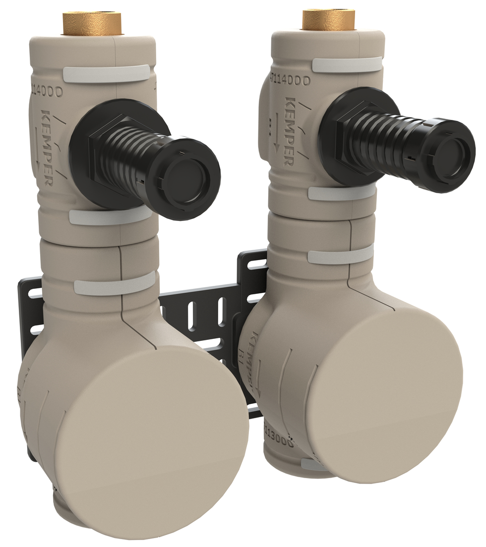 Combinazione di contatori d'acqua d'intercettazione CLASSIC DUO-PLUS Modello HWW, Figura 867 27