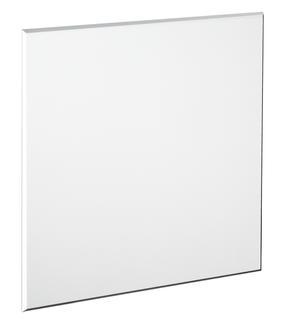 galvanised sheet steel cover panel, white, for stop valve water meter, figure 870 00 008