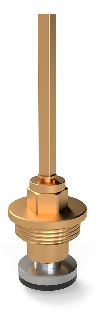 Ventilspindel til UP-ventiler (fremstillet fra 1985 til 1997) med en skaftlængde på op til 80 mm, Figur E0109 580 00