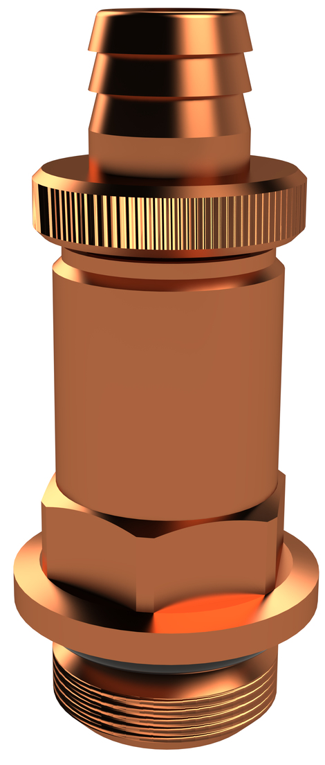 Axialní- vypouštěcí ventil z bronzu, Figur J7109 170 00